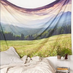 Urban Outfitters Mountain Forest Tapestry